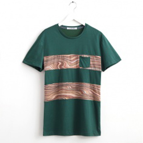 Custom Nice Cotton/Polyester Printed T-Shirt for Men (M044)