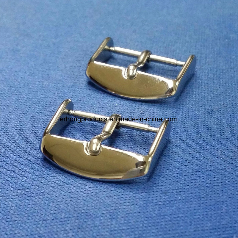 14 16 18 20 22 24mm Polished Stainless Steel Watch Band Buckles Wholesale