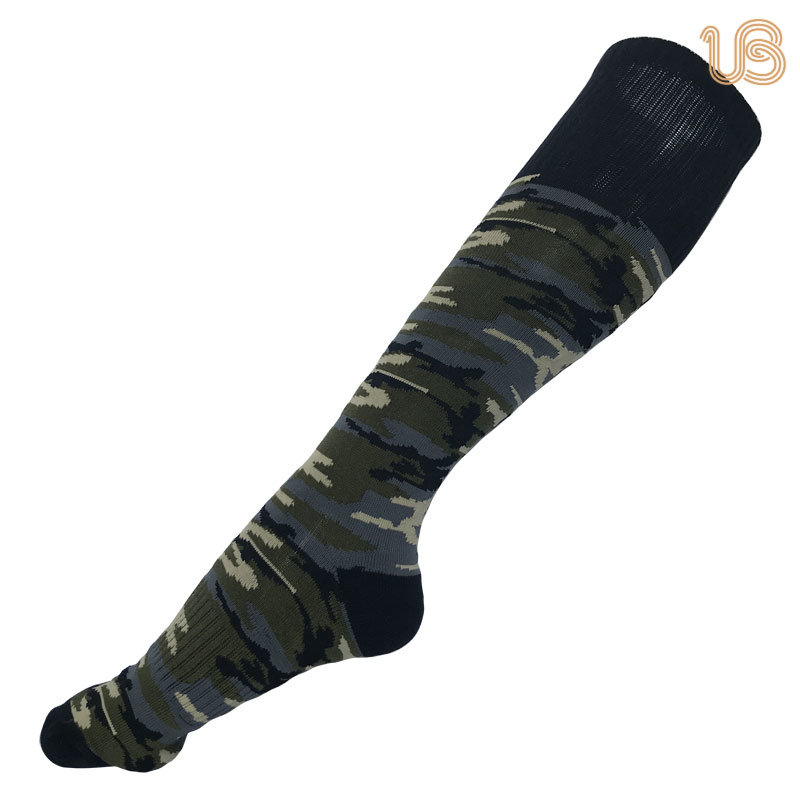 Men's Cotton Camouflage Football Sock