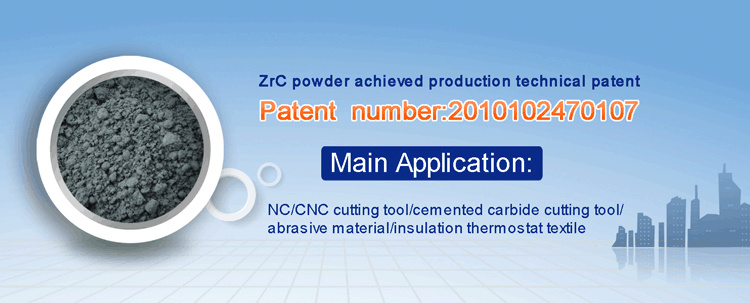 Zirconium Carbide Powder Used for a Fabric Material Modifier That Converts to Heat