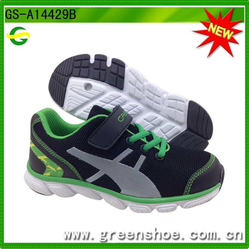 Wholesale Children Sport Running Shoes with Hook & Loop