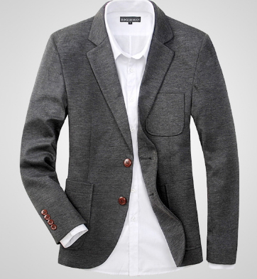 Top-Quality Men's Casual Fashion 2 Button Suit Jacket Blazer