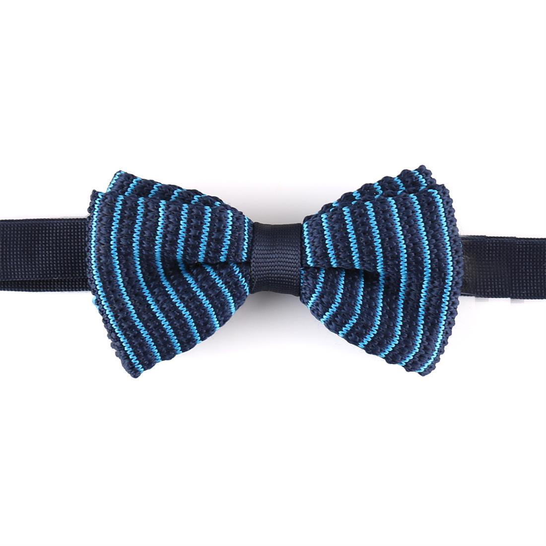 Men's Fashionable 100% Polyester Knitted Bow Tie (YWZJ92)