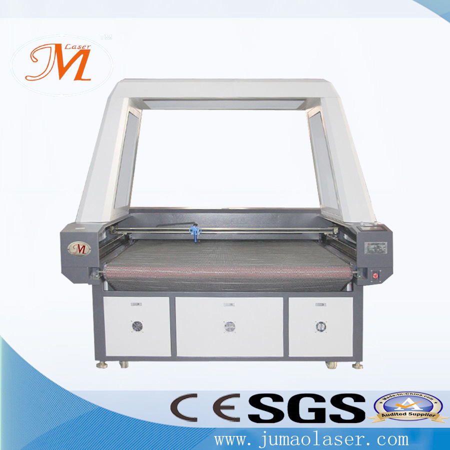 CO2 Laser Cutting Machine for Embroideries Cutting (JM-1814H-P)