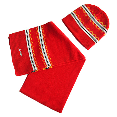 Winter Knitting Hat and Scarf (JRK107)