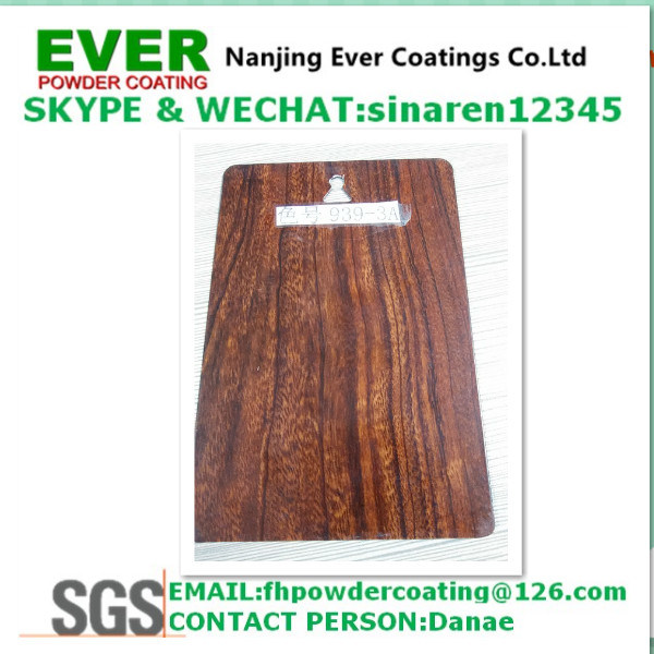 Wood Texture Powder Coating Sublimation Heat Transfer for Metal Products