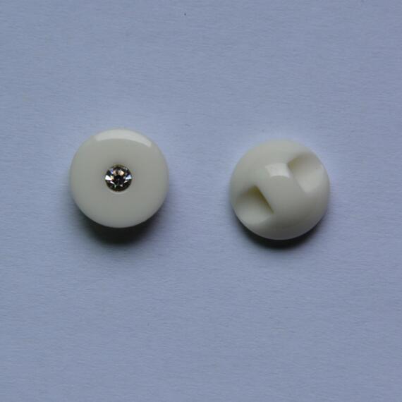 Factory High Quality Polyester Button with Diamond