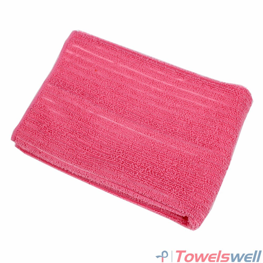 Pink Durable Microfiber Kitchen Dish Towel
