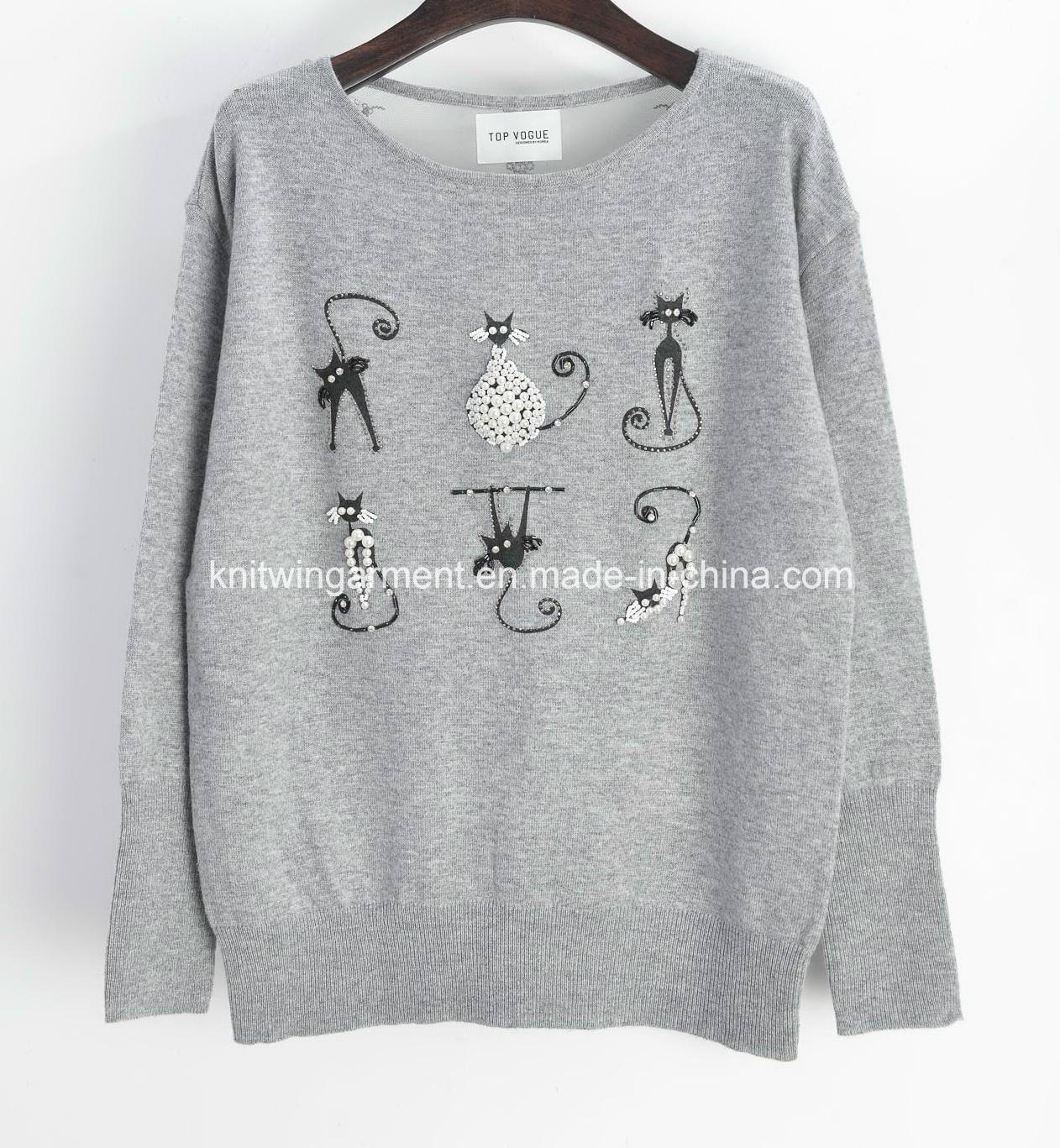 Women Ungly Christmas Sweater with Fashion Designs (16-325)