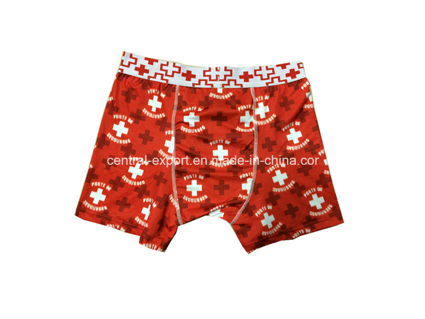 Allover Print New Style Men's Boxer Short Underwear