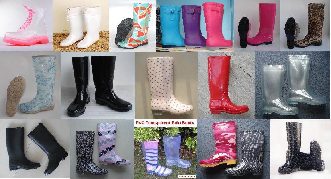 Various Women PVC Rain Boots, Lady Transparent Rain Boot, Fashion Rain Boot