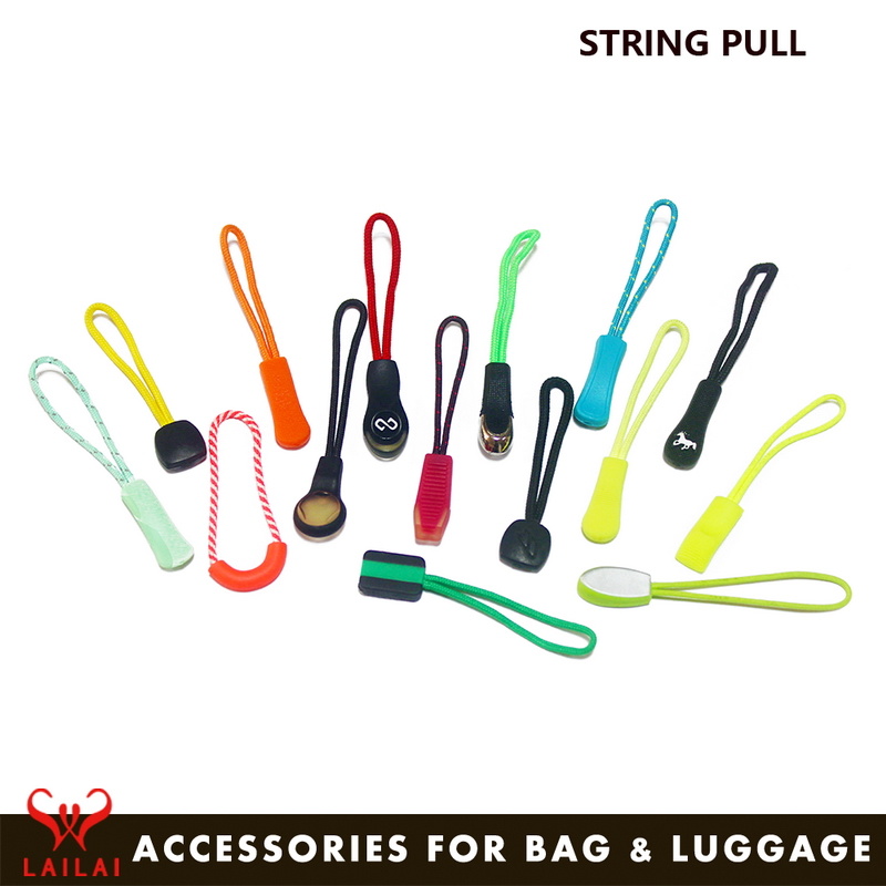 Decorative Rope Zip Pulls Custom Cord Zipper Puller for Bag