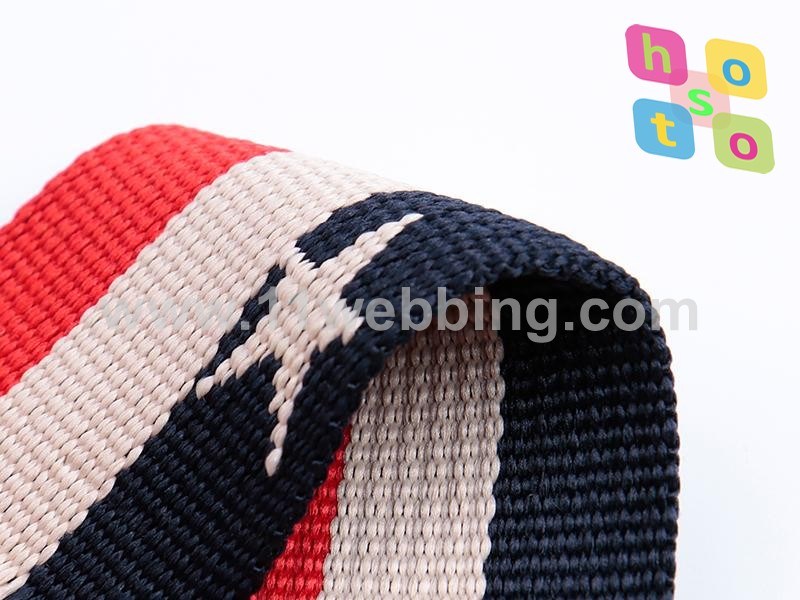 Jacquard Woven Polyester Nylon Webbing for Belt, Bag Shoulder Straps and Garment Accessories