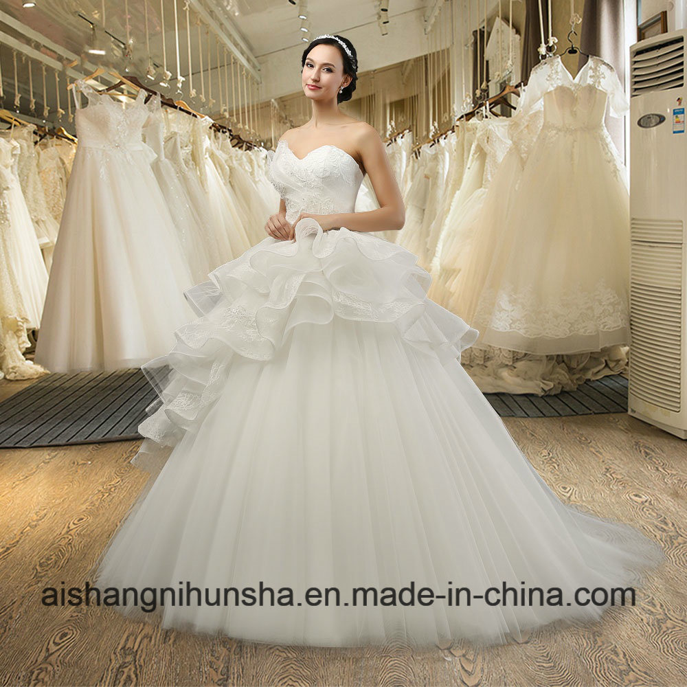 off Shoulder Bridal Formal Dress Elegant Full-Length Wedding Dresses