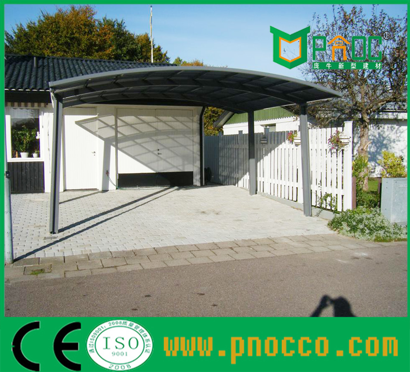 Polycarboante Roof Aluminuim Alloy Structure Strong Protection Vehicle Parking Sheds (134CPT)