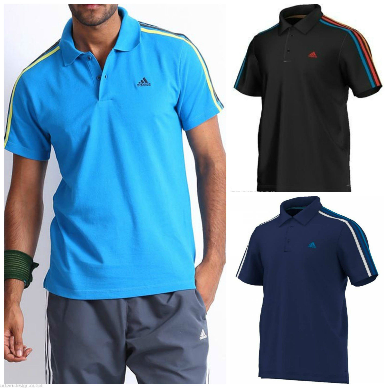 New Style Stripe Customized Men's Polo Shirts