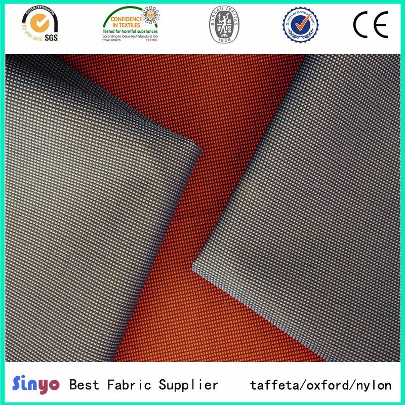100% Polyester Oxford 600d Two Tone /Duo Tone Fabric for Bags in Two Colors