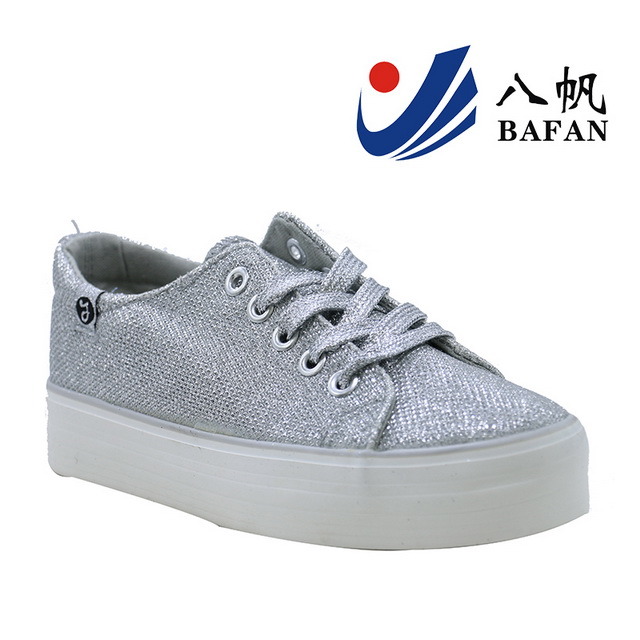 Fashion High Foxing Vulcanized Glitter Upper Canvas Shoes Bf1610174