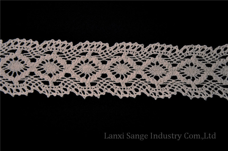 Novel Cotton Crochet Lace for Garment Accessories