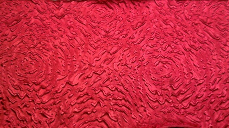 Polyester Satin Fabric with Emboss Finished for Table Cloth