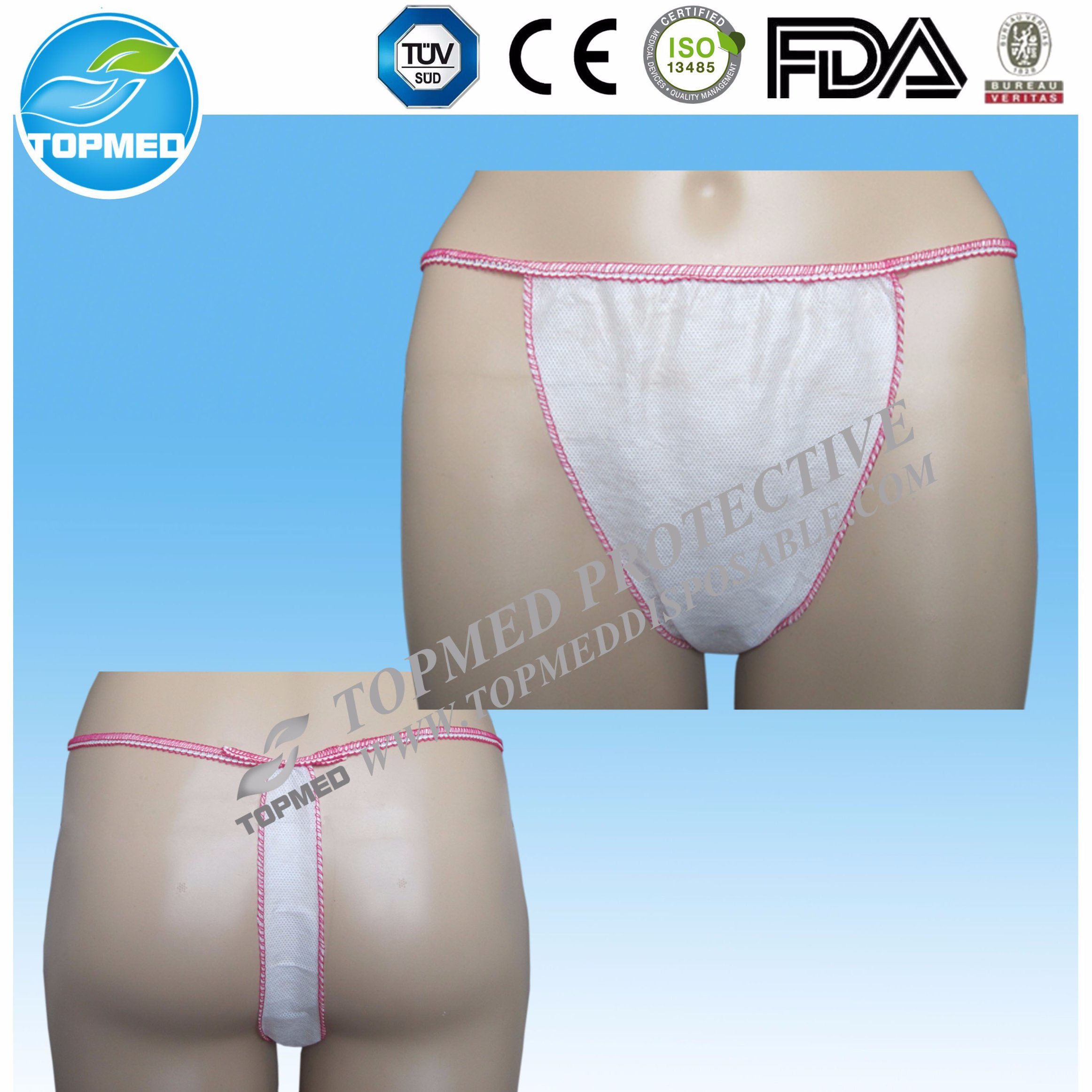Disposable Non Woven Underwear for Man and Women