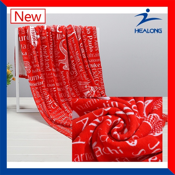 Healong Top Sale Sportswear 80% Polyester+20% Polyamide Sublimation Towel