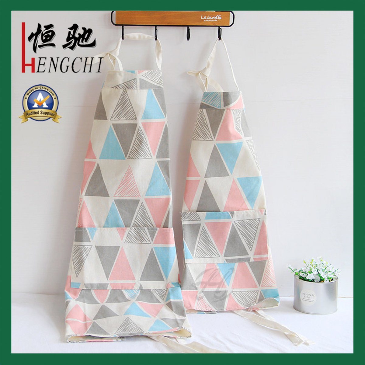High Quality Cotton Cooking Apron with Full Color Print