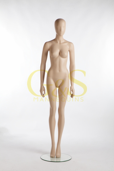 Skin Color Fashion FRP Windows Female Fiberglass Mannequins (GS-WA-050)