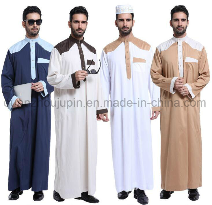 Custom Polyester Folk Arabian Islamic Muslim Man Clothing Clothes Robe