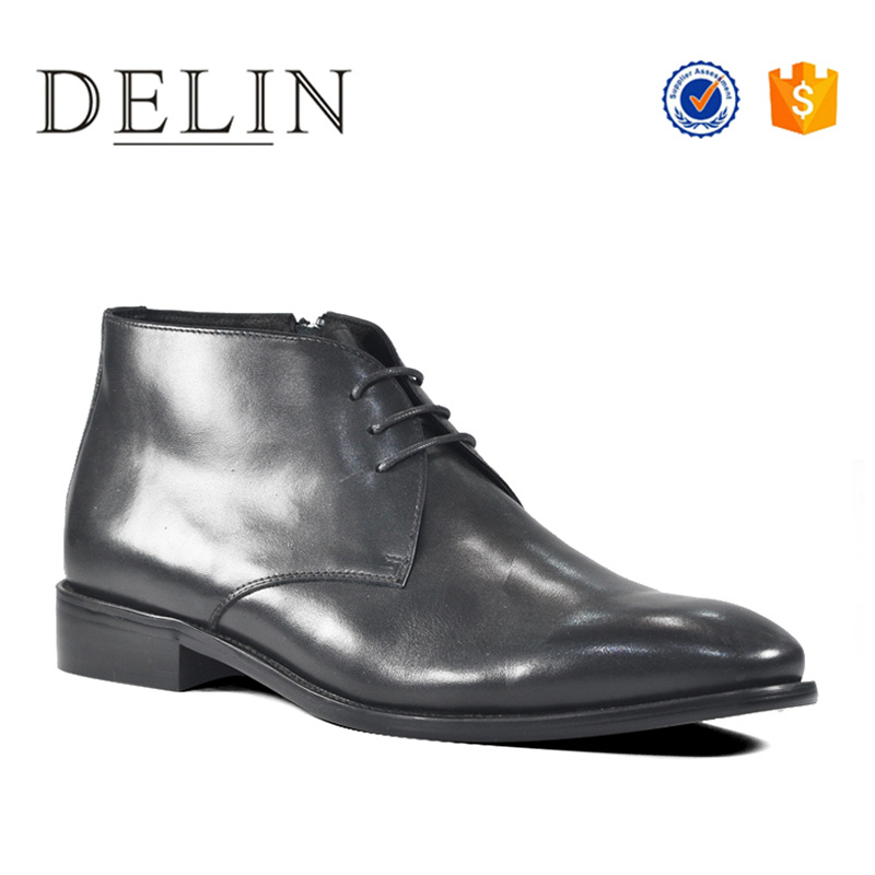 High Quality Custom Classic Genuine Leather Dress Boot for Men