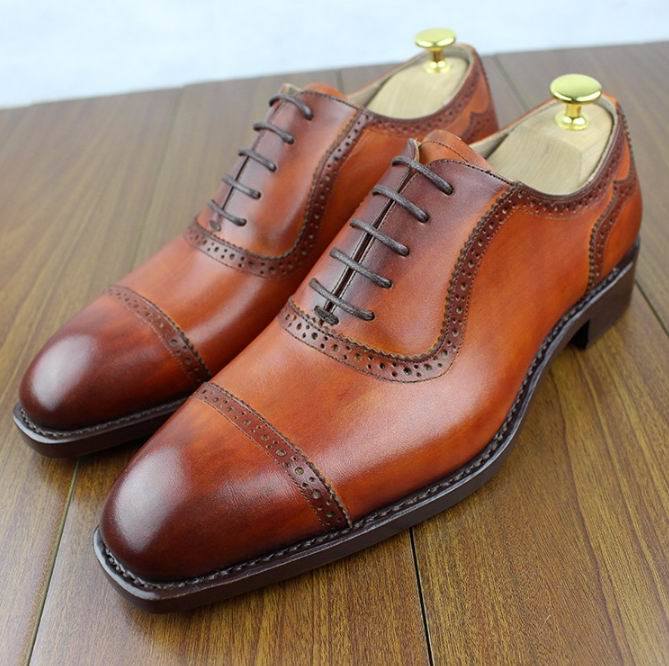 Luxury Materials Italy Leather Wedding Party Shoes for Men