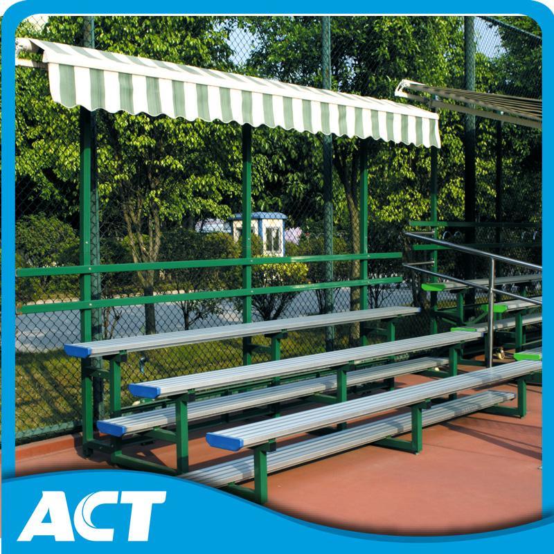 Portable Indoor Gym Bleacher with Shade