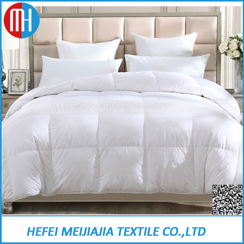 Cheap High Thread Bleached Cotton Feather Down Comforter Quilt Case