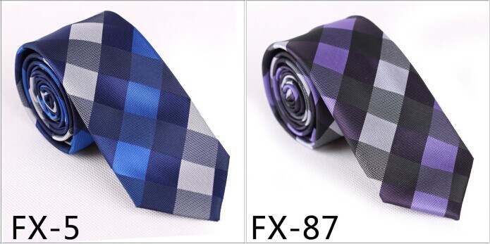 New Design Fashionable Check Tie (Fx-5)