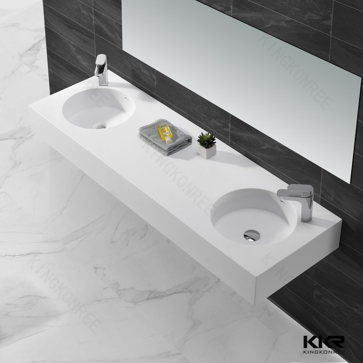 Hot Sale Design Matte Solid Surface White Basin Sanitary Ware