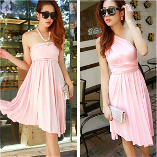 New Style Cheap Casual Women Summer Beach Party Dress Wholesale