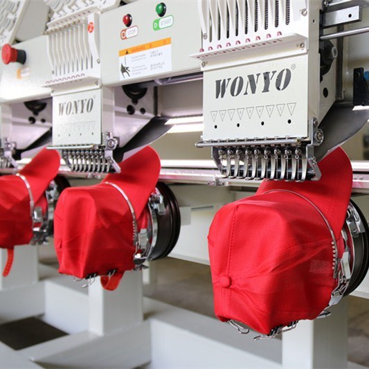 Commercial Wonyo 6 Heads Computerized Embroidery Machine for Cap & T-Shirt Embroidery with All Parts