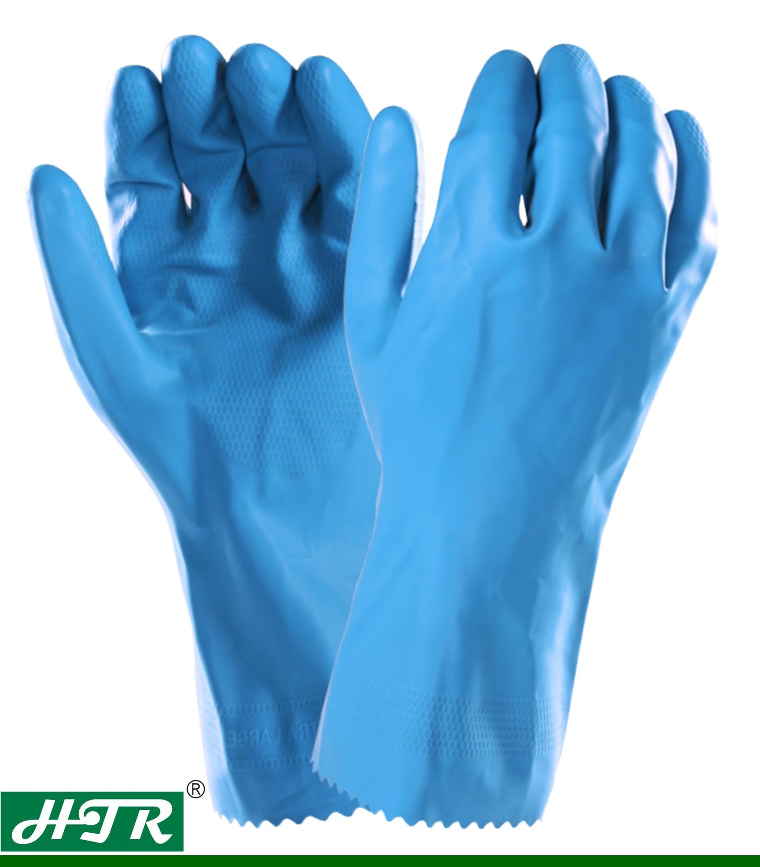 Nature Rubber Light Duty Chemical Resistant Anti Slip Work Gloves