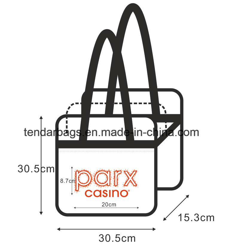 Plastic Clear Tote Bags Clear Vinyl PVC Zipper Bags with Handles