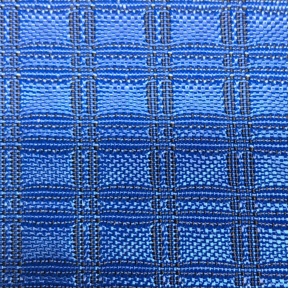 400d Chocolate-Type Lattice Jacquard PVC Oxford Fabric for Luggage