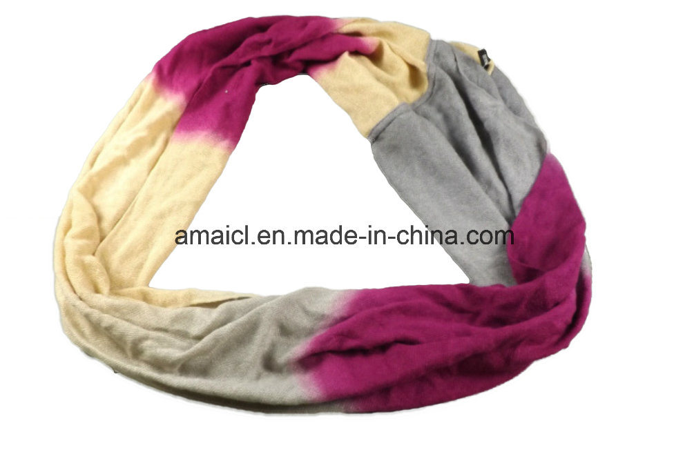 Customized Color Sewing Collar Wool Like Scarf for Ladies (ABF22005100)