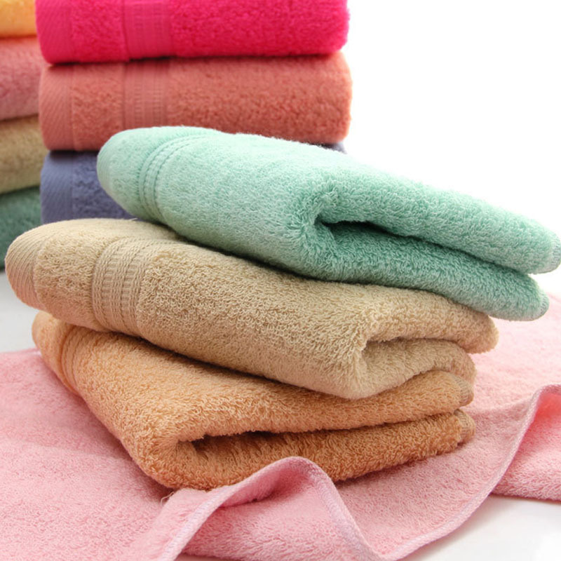 Promotional Plain Dyed Cotton Face-Hand-Bath Towel