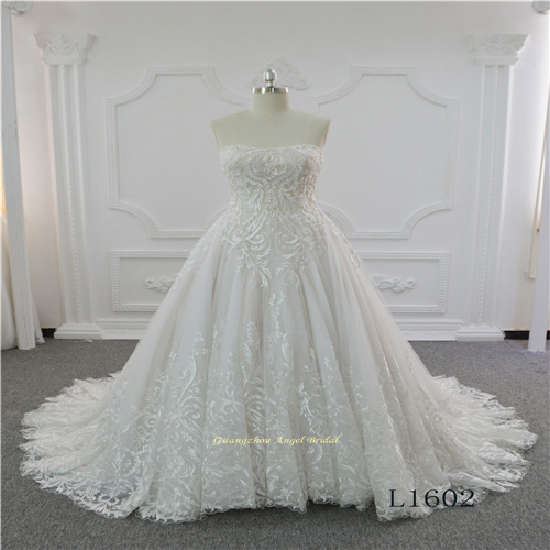 Latest Gown Design Lace Wedding Dress 2017