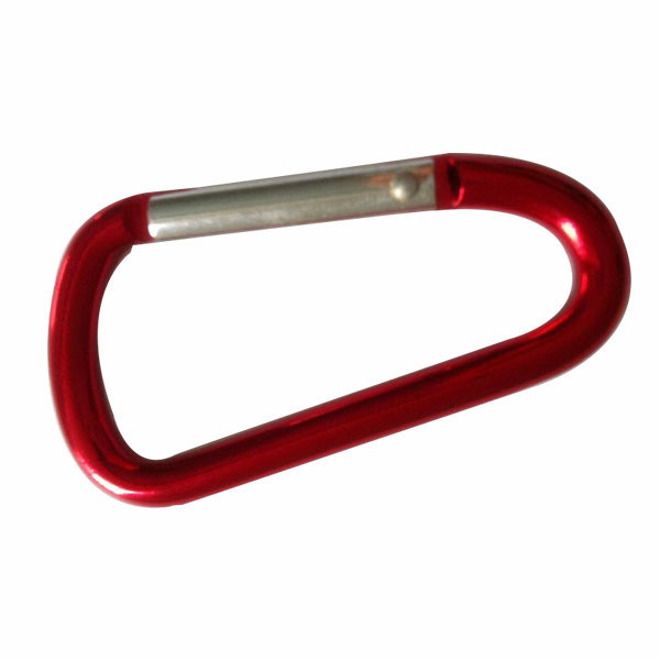 Red Customized Rigging Hook, Mountaineering Buckle, Carabiner