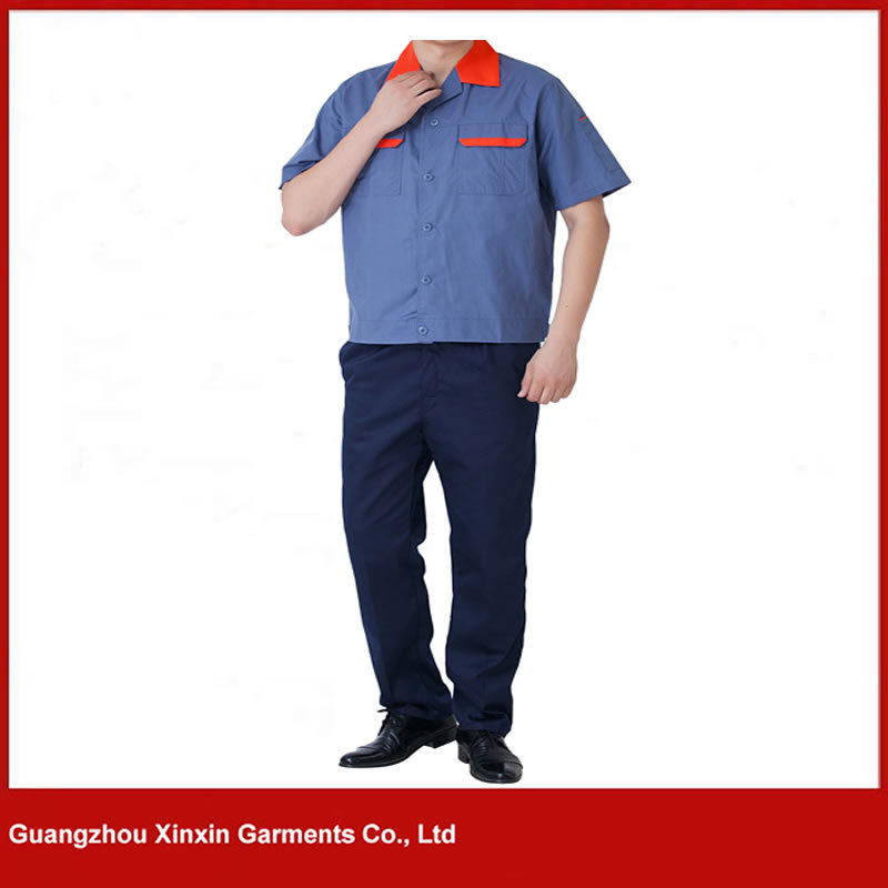 Custom Made Cotton Polyester High Quality Work Clothes (W191)