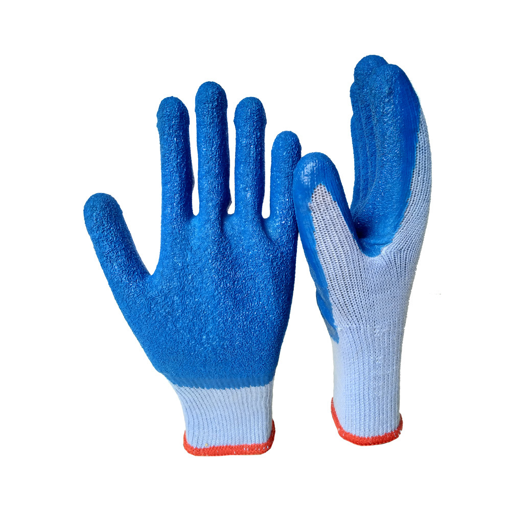 High Quality 10g 5 Thread Latex Coating Working Industrial Gloves