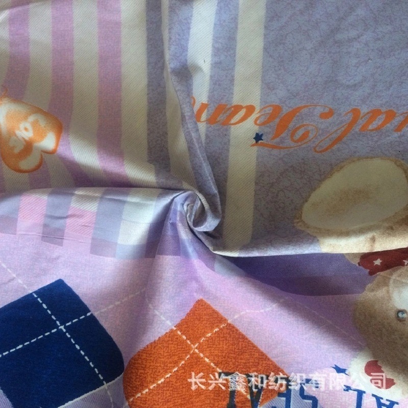 Pigment Printed Polyester Fabric for Bedding Sets