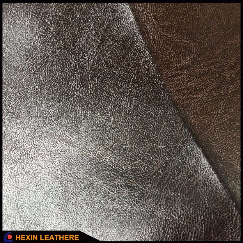 Flame Retardant Synthetic PU Leather for Indoor Furniture Hx-F1726