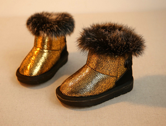 Fashio Glitler Fluffy Boot for Girls (TX 03)