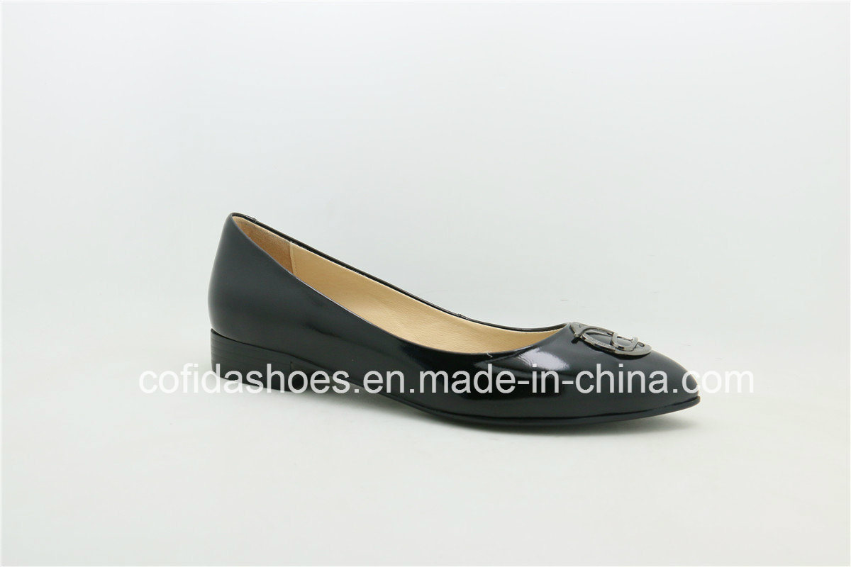Newest Sweet Lady Leather Flat Shoes with Chic Designs